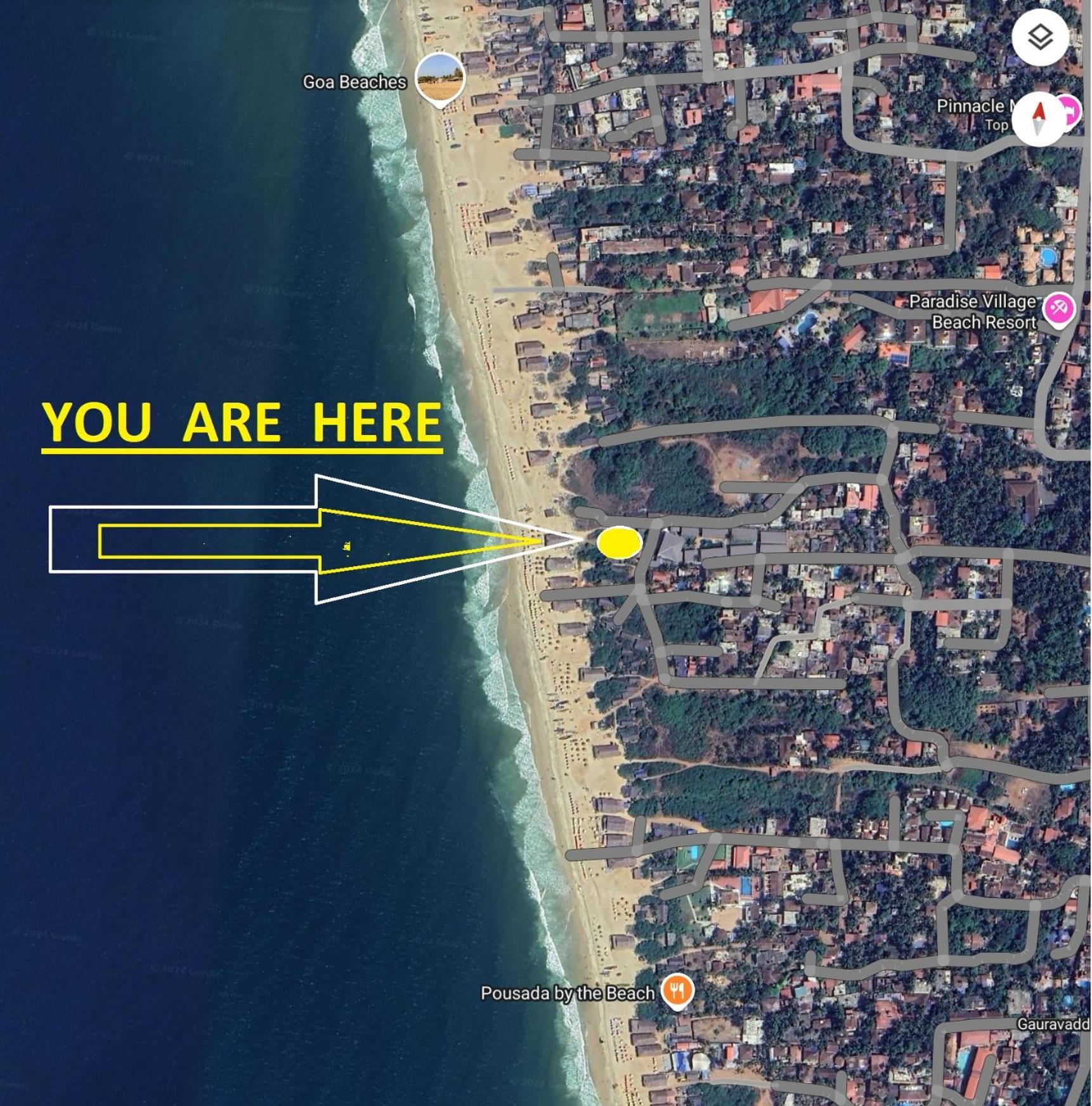 Yash-Deep 100 Meter Calangute Beach Walking Exterior photo
